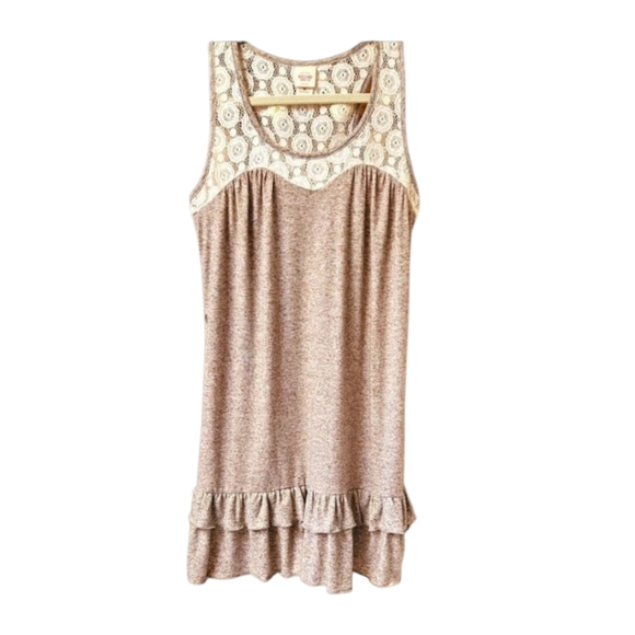 Mossimo Ladies Sleeveless Lacy Ruffled Summer dress. - Picture 1 of 12